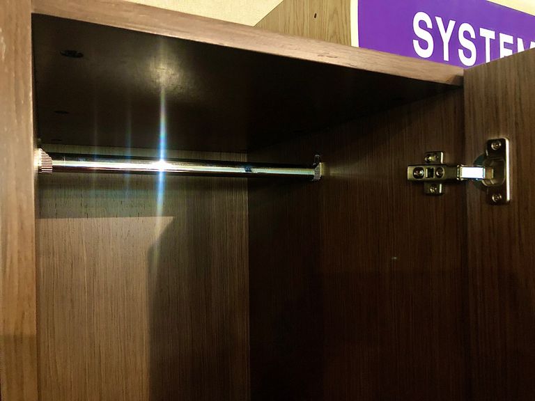 Used OFS Storage Locker in Walnut Laminate