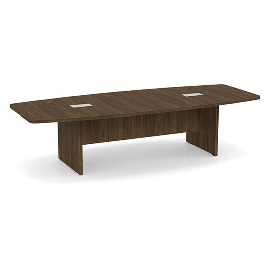 Storlie 120"W x 33"-48"D Boat Shape Conference Table