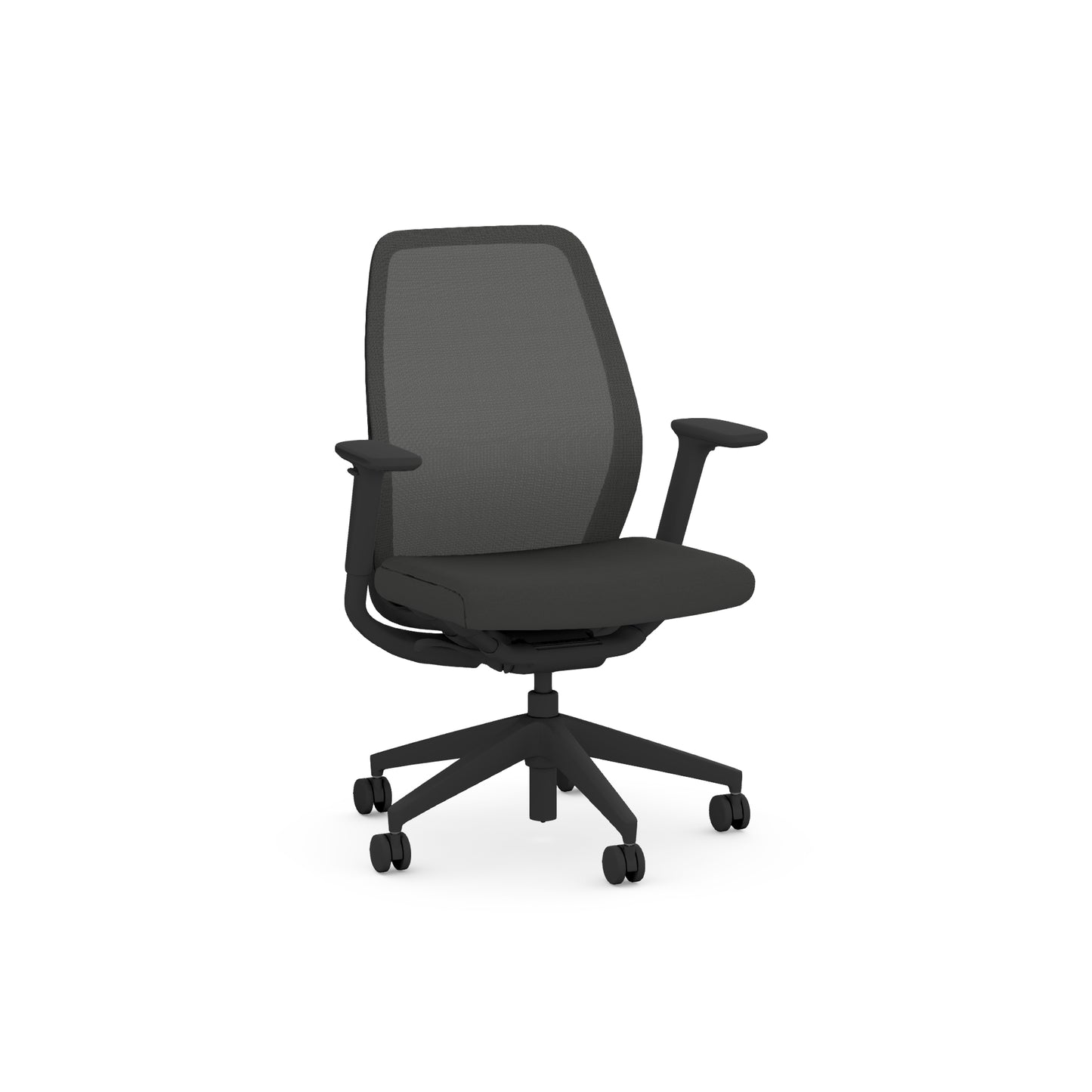 Allsteel Pli Task Chair Gr. 1 Inertia Onyx NR10 Seat - DEMO SALE