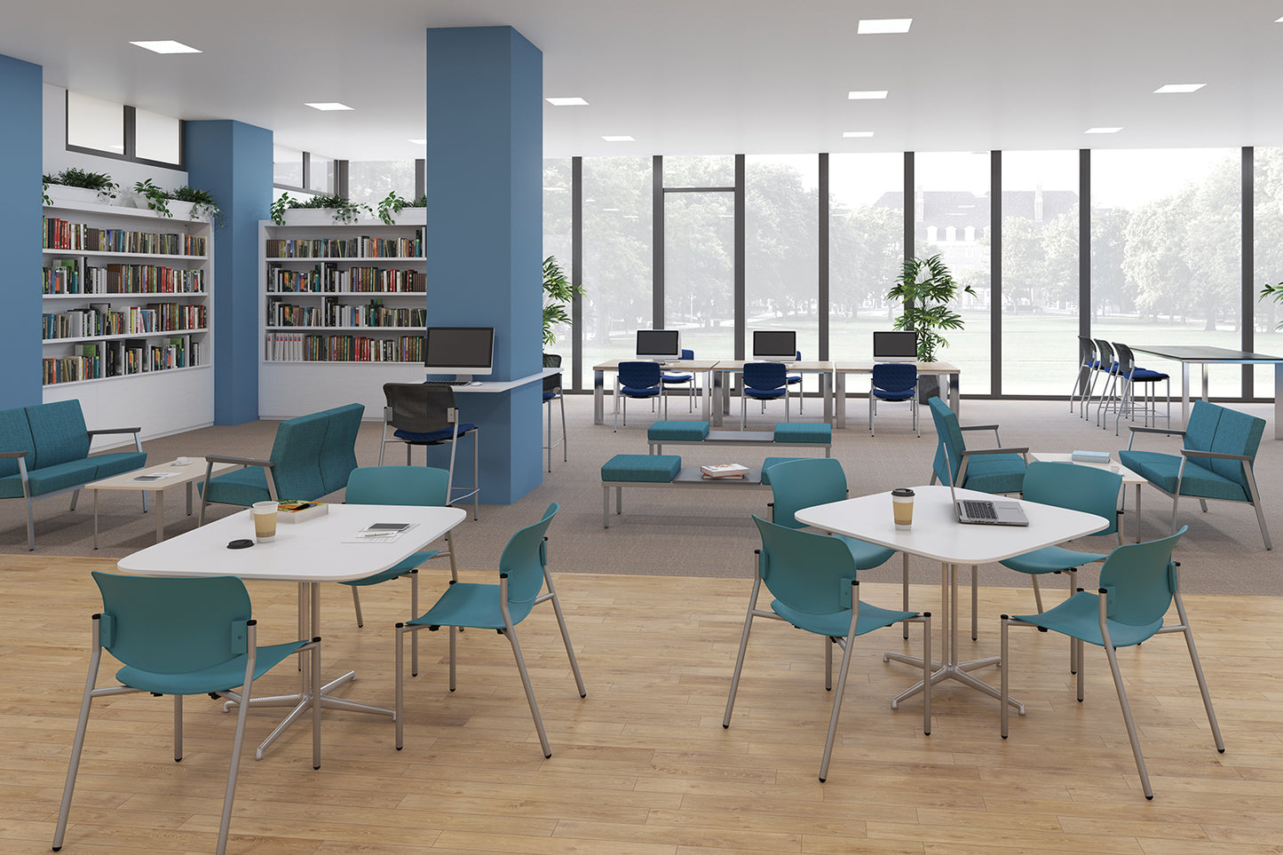 9 to 5 Seating Shuttle 1210 Armless Plastic Stack Chair