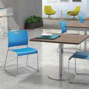 9 to 5 Seating Kelley 1060 Armless Plastic Stack Chair