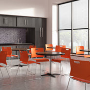 9 to 5 Seating Kelley 1060 Armless Plastic Stack Chair
