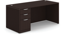 Storlie 60Wx30D Desk with Box/Box/File Pedestal