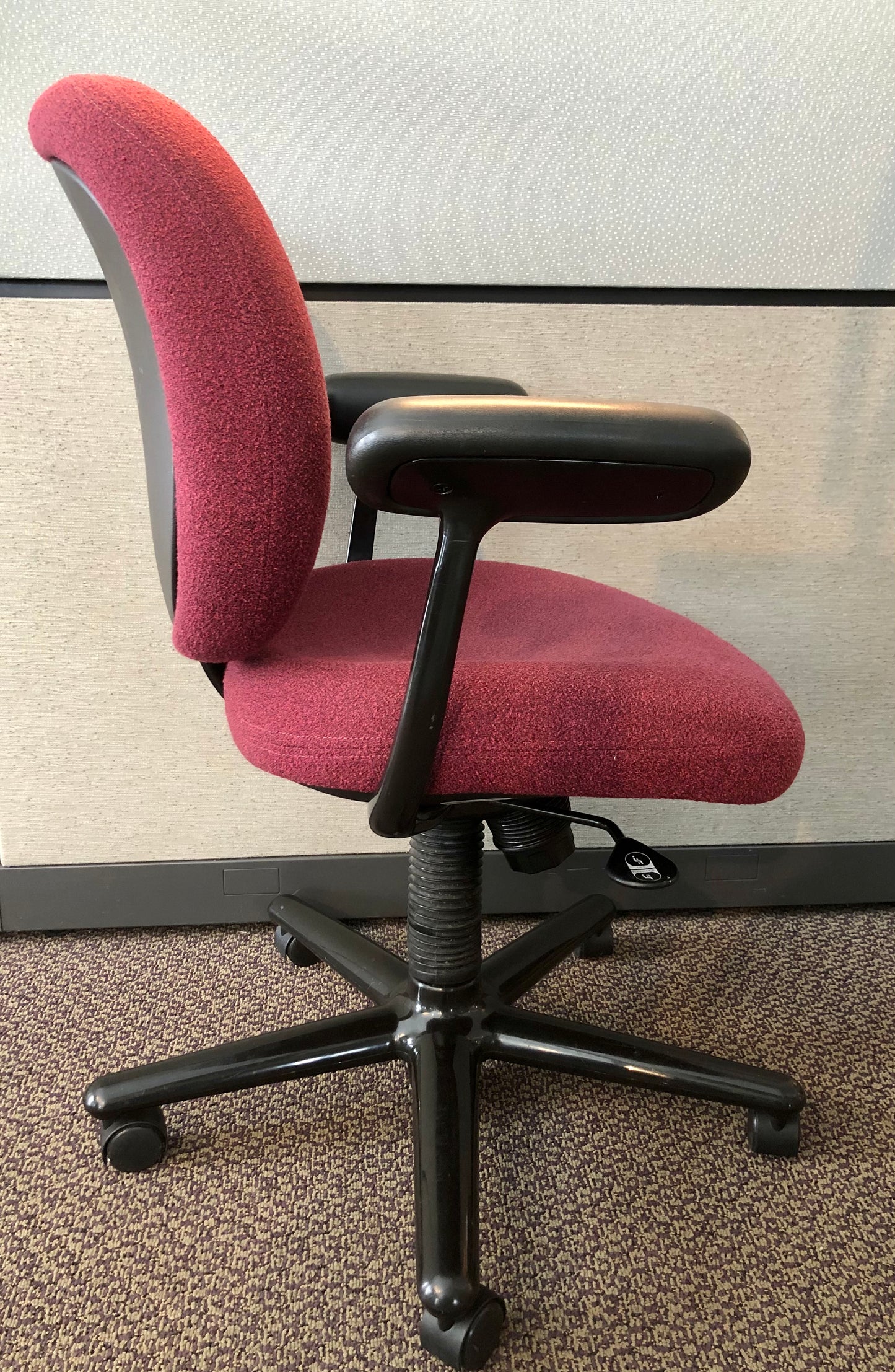 Used Herman Miller Ergon Task Chair - Burgundy Upholstery