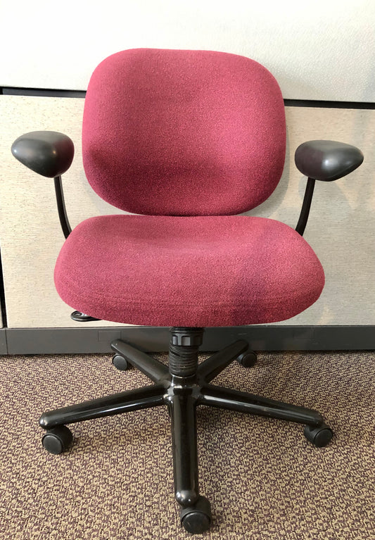 Used Herman Miller Ergon Task Chair - Burgundy Upholstery