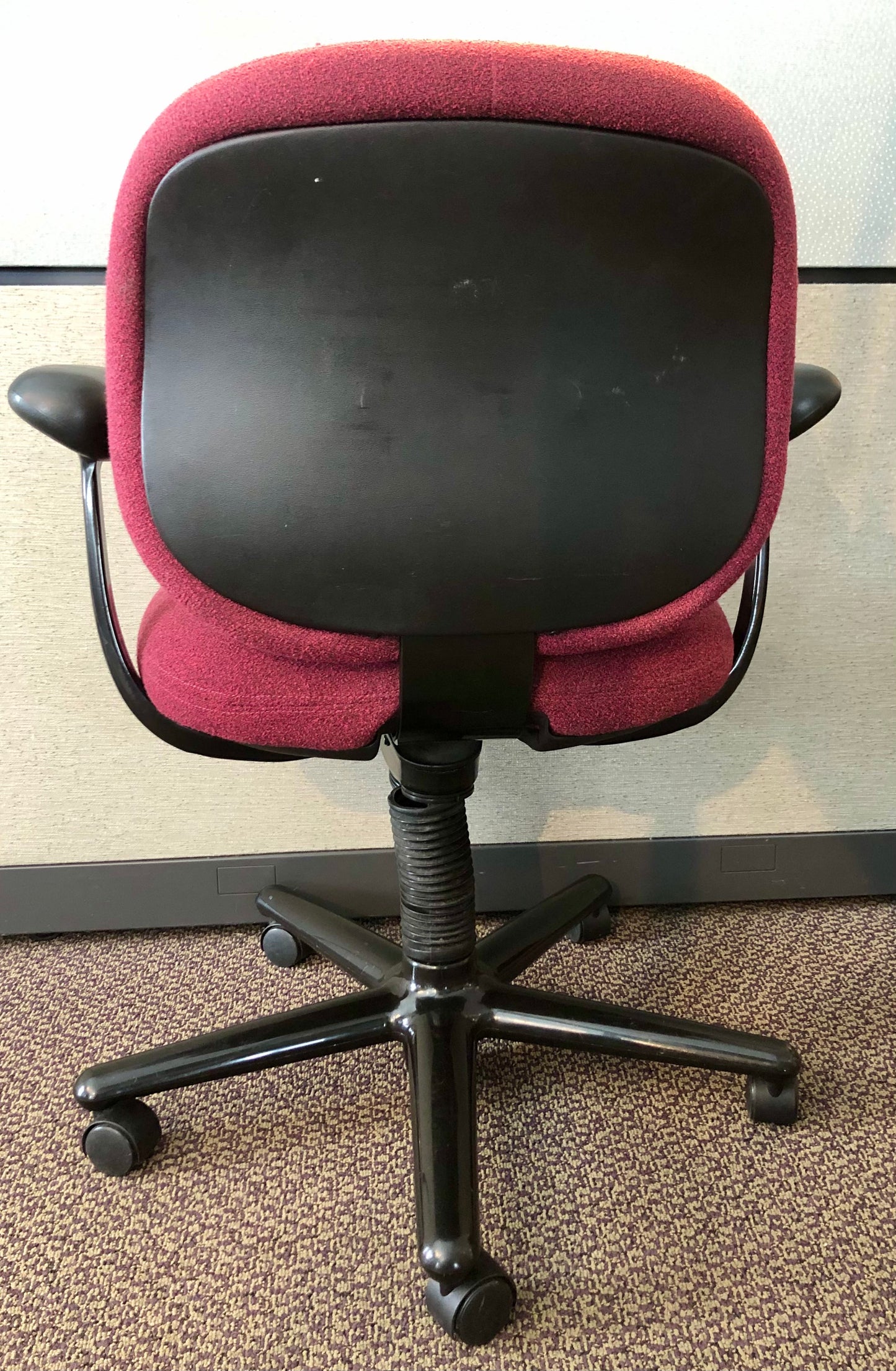 Used Herman Miller Ergon Task Chair - Burgundy Upholstery