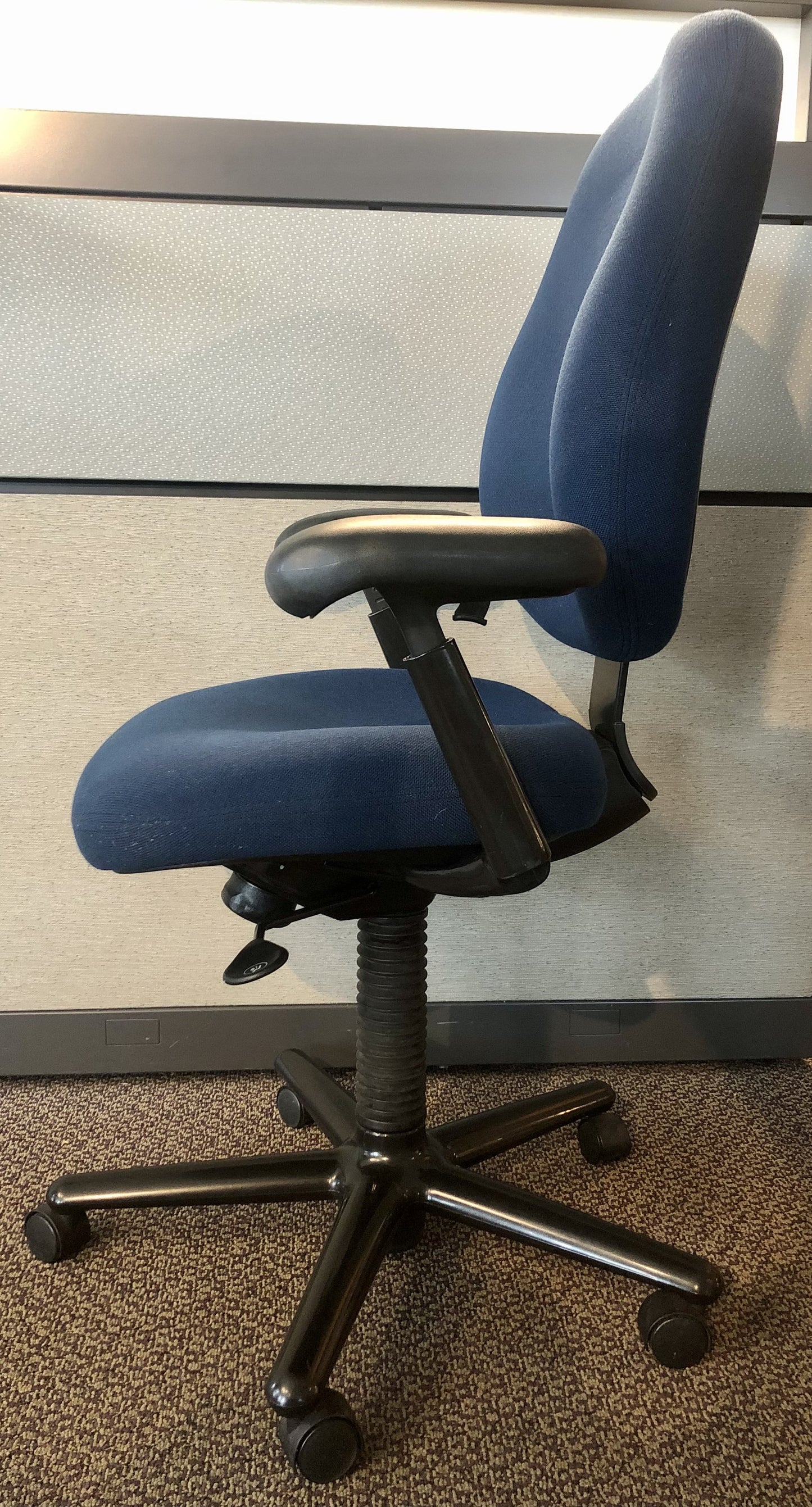Used Herman Miller Ergon Task Chair - Blue Upholstery