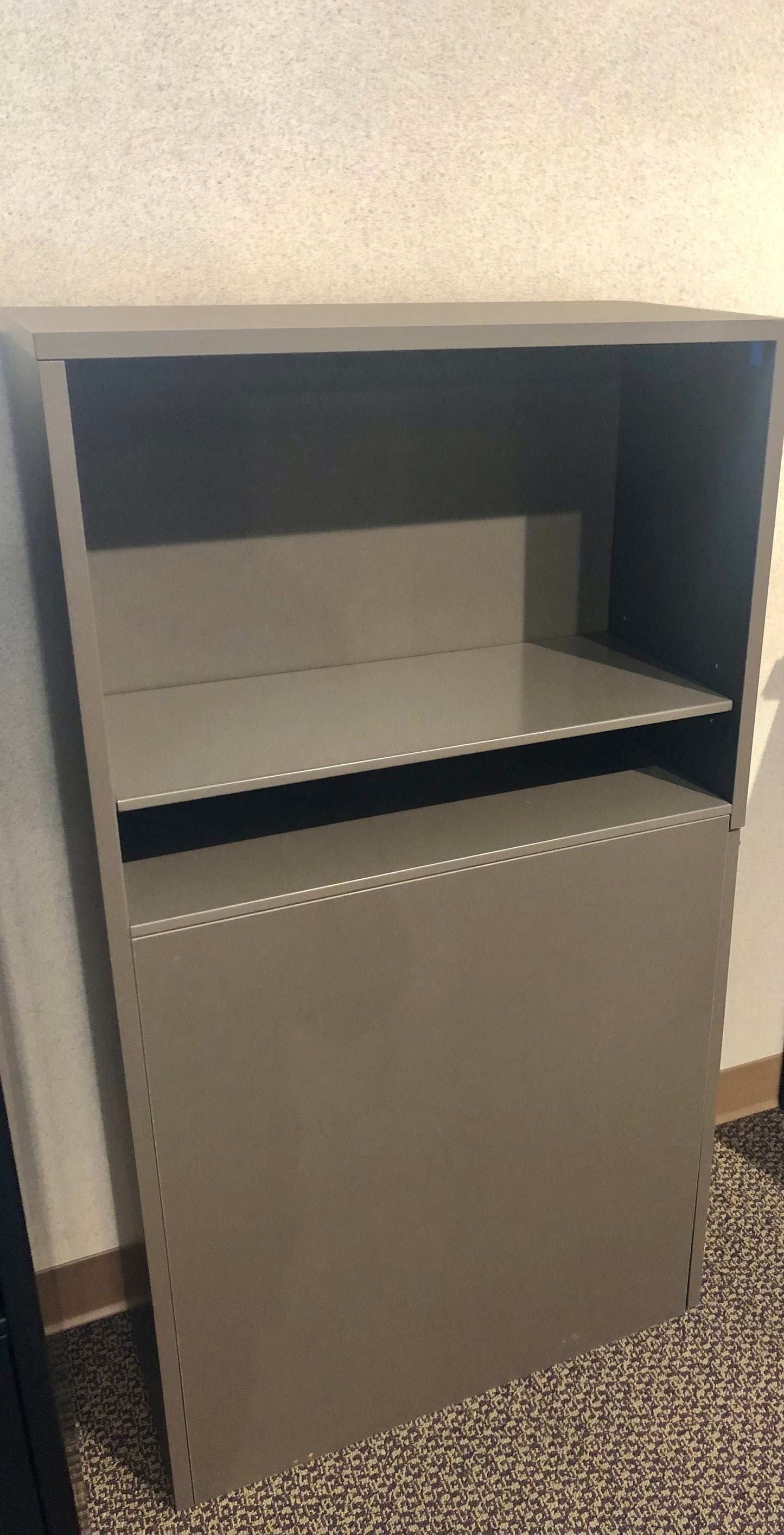 Used Allsteel Storage Unit - Brownstone Laminate